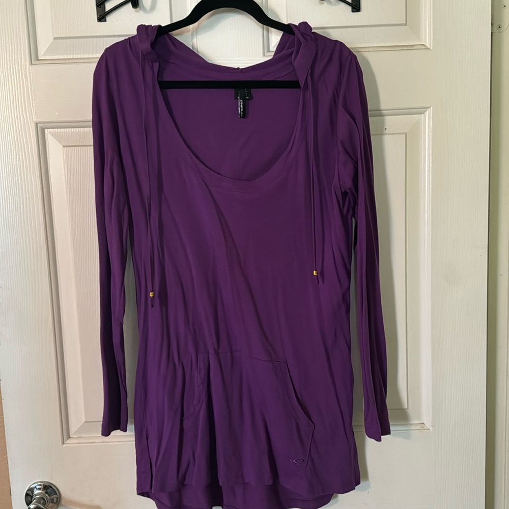 O’Neil Purple Hoodie Tunic NWOT